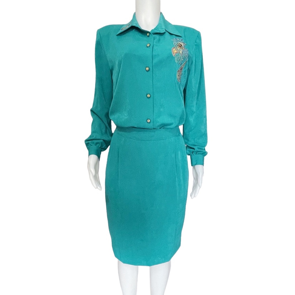 Vintage CITY GIRL by Nancy Bolen Skirt Set
